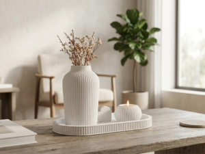 Conjunto de Decoração Japandi